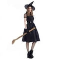 thumbnail image 6 of 2025 Halloween Witch Costume Women, Sexy Witch Costumes for Women Halloween Fancy Dress Witch Dress Sexy Halloween Costume Woman Black M, 6 of 7