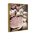 thumbnail image 3 of Stupell Stacked Coastal Seashells Landscape Photography Gold Floater Framed Art Print Wall Art, 3 of 9