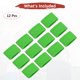 thumbnail image 4 of Uxcell 12PCS Bandas de sudor deportivas, muñequeras de algodón absorbentes de sudor para entrenamiento/baloncesto/correr [Verde fruta, 5cm de ancho], 4 of 7