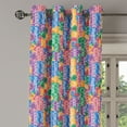 thumbnail image 2 of Ambesonne Colorful Grommet Curtain, Casino Chips Luck, 50" x 84", Multicolor, 2 of 6