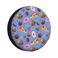thumbnail image 1 of Fotbe Fastfoods Funda de Llanta de Repuesto con Estampado, Engrosada, Ajuste Universal para Jeep, Remolque, RV, SUV, Camión-15 inch, 1 of 6