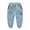 Blue, variant on Solid Color Kid's Sweatpants, Unisex Baby Solid Cotton Cartoon Car Casual Pants Track Pants for Boys Girls 1-9 Years