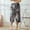Black, variant on Sakmal Women's Capri Palazzo Pants 7/8th Wide Leg Boho Pants Fashion Spring Graphic Women's Capris L