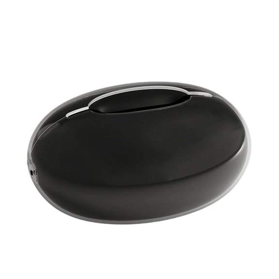 yotijay Tissue Box Cover Tissue Box Holder Rectangle Reusable Tissue Cover Tissue Holder Black