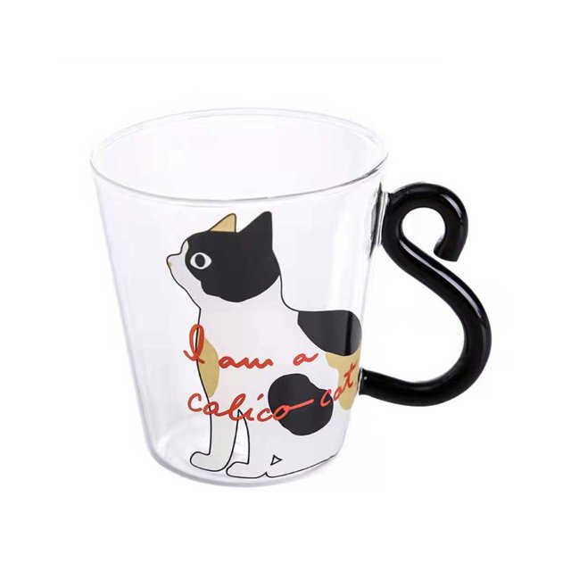 Bearachild Vaso de vidrio para beber, soporte para bebidas para el hogar, taza para desayuno, jugo, bebida de leche, tazas para beber agua, regalo de Juegos de servir café y té Tipo 4 Bearachild HA081180-04