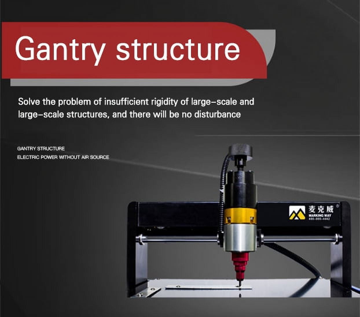 Miumaeov Electric Metal Marking Machine 400w Jewelry Engraving Machine Tools for Industrial Nameplate Dog Tag Steel ID Card Stainless Steel Plastic Engraving