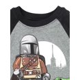 thumbnail image 4 of Remera LEGO Star Wars Mandalorian para Niños Manga Larga Gris, 4 of 7