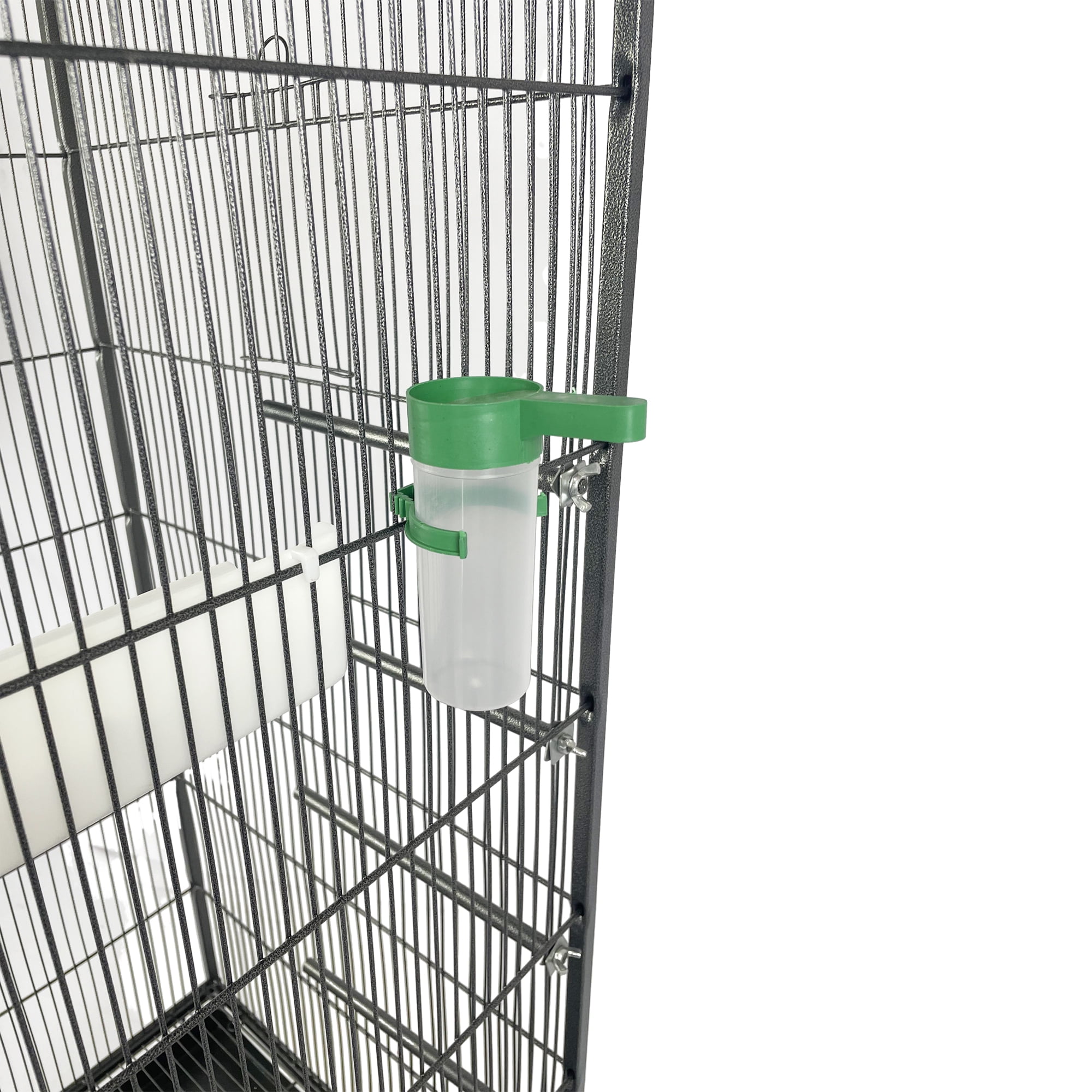 Pefilos 57" Bird Cage for Parakeets, Green Cheek Conures, Pigeons, Indoor Bird Aviaries with Rolling Stand, Metal Bird Aviaries Bird's Nest, Gray Pefilos 57" Bird Cage for Parakeets, Green Cheek Conures, Pigeons, Indoor Bird Aviaries with Rolling Stand, Metal Bird Aviaries Bird's Nest, Gray