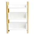 thumbnail image 2 of CNKOO Dollhouse Shelf High Simulation Decoration Wood Mini Storage Rack Scene Accessories for Role Play White, 2 of 13