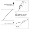 thumbnail image 3 of 2Pcs Stainless Steel Wire Ropes Practical Curtain Lanyard Hanging Wire Rope, 3 of 8