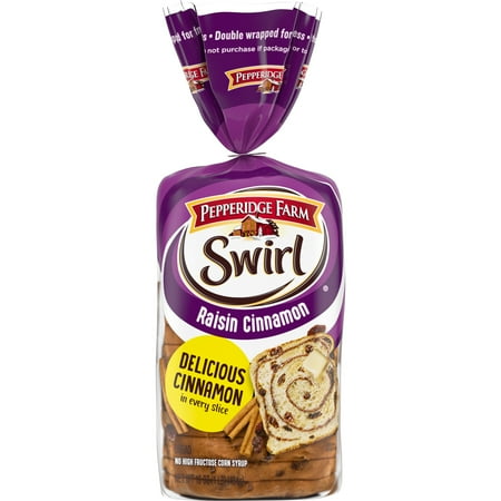 Pepperidge Farm Raisin Cinnamon Swirl Sliced Bread – 16 oz (Packaging May Vary) Pepperidge Farm Raisin Cinnamon Swirl Sliced Bread – 16 oz (Packaging May Vary)