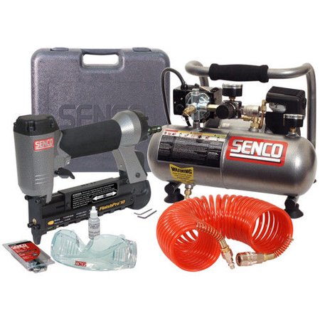 Micro Compressor Nebulizer - SENCO PC0974 FinishPro Micro Pinner and Compressor Combo Kit