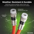 thumbnail image 5 of GearIT Coaxial Cable for Direct Burial (35ft) RG6 70 Ohm RF Rubber Boot Waterproof Underground in-Wall with Rubber Boot, High-Speed Internet, Broadband, Digital TV Aerial, Satellite Cable 35 Feet, 5 of 7