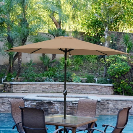 Hampton Bay 9 Ft Aluminum Patio Umbrella In Periwinkle With Tilt Jeco 9 Ft Aluminum Patio Market Umbrella With Tilt And Crank