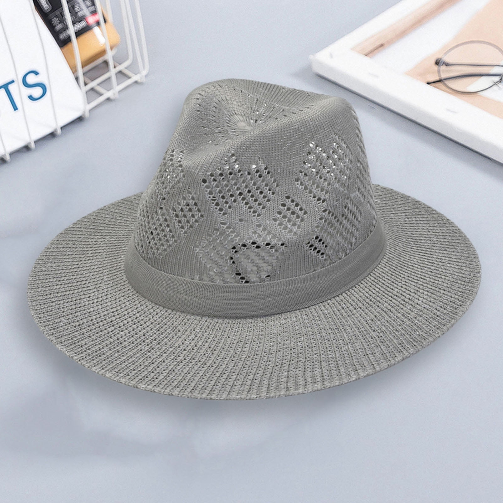 Sun Hats for Men Wide Brim Panama Hat Beach Hat Straw Hats for Men