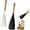 Black+White-2PC, variant on Cedar and Ash Spoon Spatula, Upgrade Multifunctional Non-Stick Spatula Cooking Spoon, 3 in 1 Long Wood Head Matte Silicone Cooking Spoons, for Stirring, Scooping & Serving