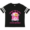 thumbnail image 3 of Inktastic Fire Truck Girl 3rd Birthday Girls Toddler T-Shirt, 3 of 5