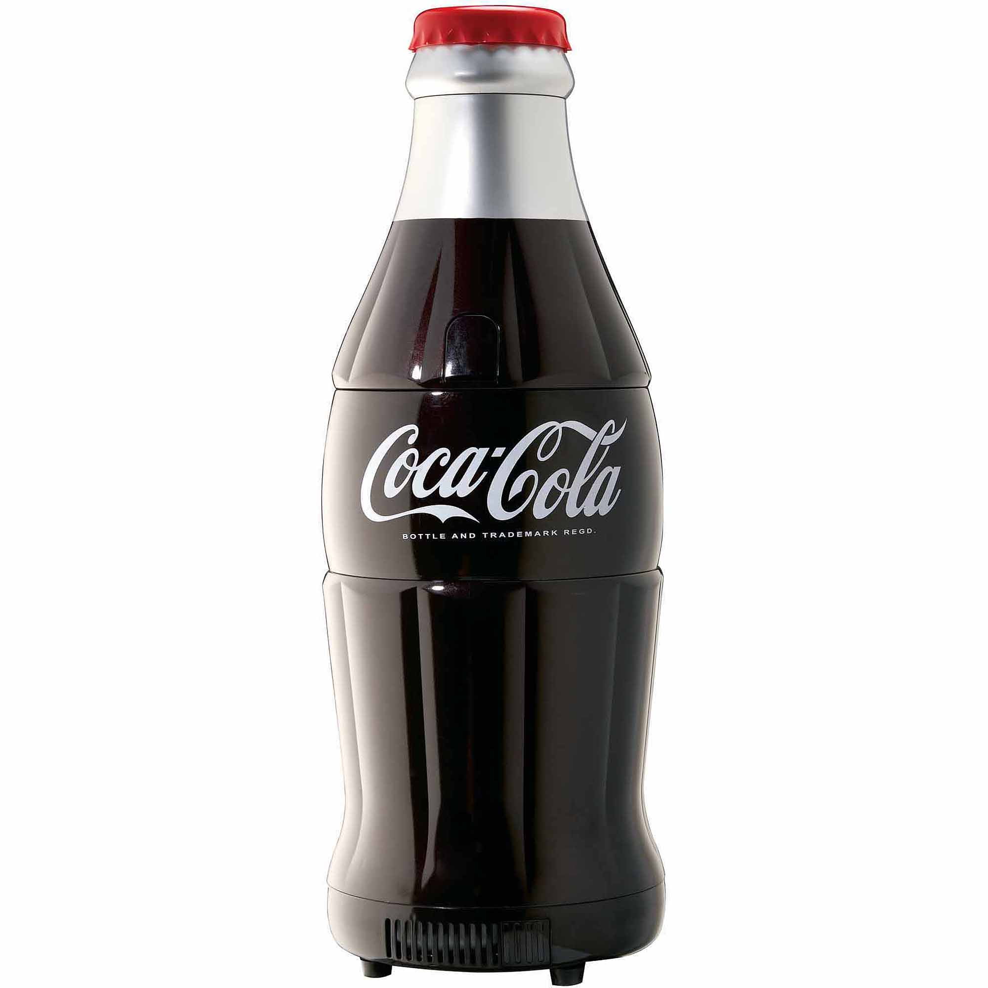 het is nutteloos Stratford on Avon erotisch Coca Cola 10 Liter Bottle Shape Fridge BC-10G, Black - Walmart.com