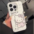 thumbnail image 3 of Sanrio Hello Kitty Pochacco Happy Phone Case For iPhone 15 14 13 12 11 Pro Max 7 8 Plus XR XS MAX Y2K Girl Anti Fall Back Cover, 3 of 5