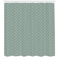 thumbnail image 3 of Ambesonne Retro Shower Curtain, Delicate Floral, 69"Wx84"L, Pale Sage Green White, 3 of 3