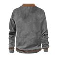thumbnail image 3 of Spring And Autumn Men's Standing Collar Sweatshirt Is Outdoor Casual Sweaters Tops5XL, 3 of 3