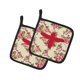 thumbnail image 1 of ""Caroline'S Treasures Bee Shabby Chic Rosas Amarillas Par De Agarraderas Bb1057-Rs-Yw-Pthd 7.5Hx7.5W Multicolor"", 1 of 1