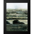 thumbnail image 2 of Barnes, Victoria 12x14 Black Modern Framed Museum Art Print Titled - Distant Ribbons II, 2 of 5
