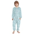 thumbnail image 2 of Vzayyk 4T-14Y Size Aviliable Cozy One-Piece Footless Sleeper Pajama Pattern Of Snowflakes, 2 of 8