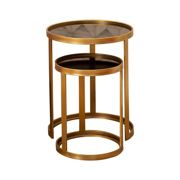 Auburn Gold Nesting End Tables