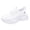 White, variant on Women's Running Shoes Platform Athletic Non Slip Lightweight Sneakers Breathable Sport Casual ComfyWalking Sneakers Red Size 7