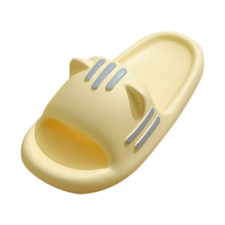 

Jungdeepe Women Slippers Fashion Cartoon Cat Ears Cute Flat Thick Soled Comfortable Non Slippers Comfy Cute Slippers for Women Fuzzy Slide Slippers for Women Size 12 Open Toe Slippers for Women