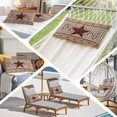 thumbnail image 6 of Texas Star Vintage Pillow Covers, Linen Long Throw Pillow Case, Brown Checkered Berry Farmhouse Holiday Pillow Protector Decorative Cushion Cover for Living Room/Bedroom 20" x 26", 6 of 8