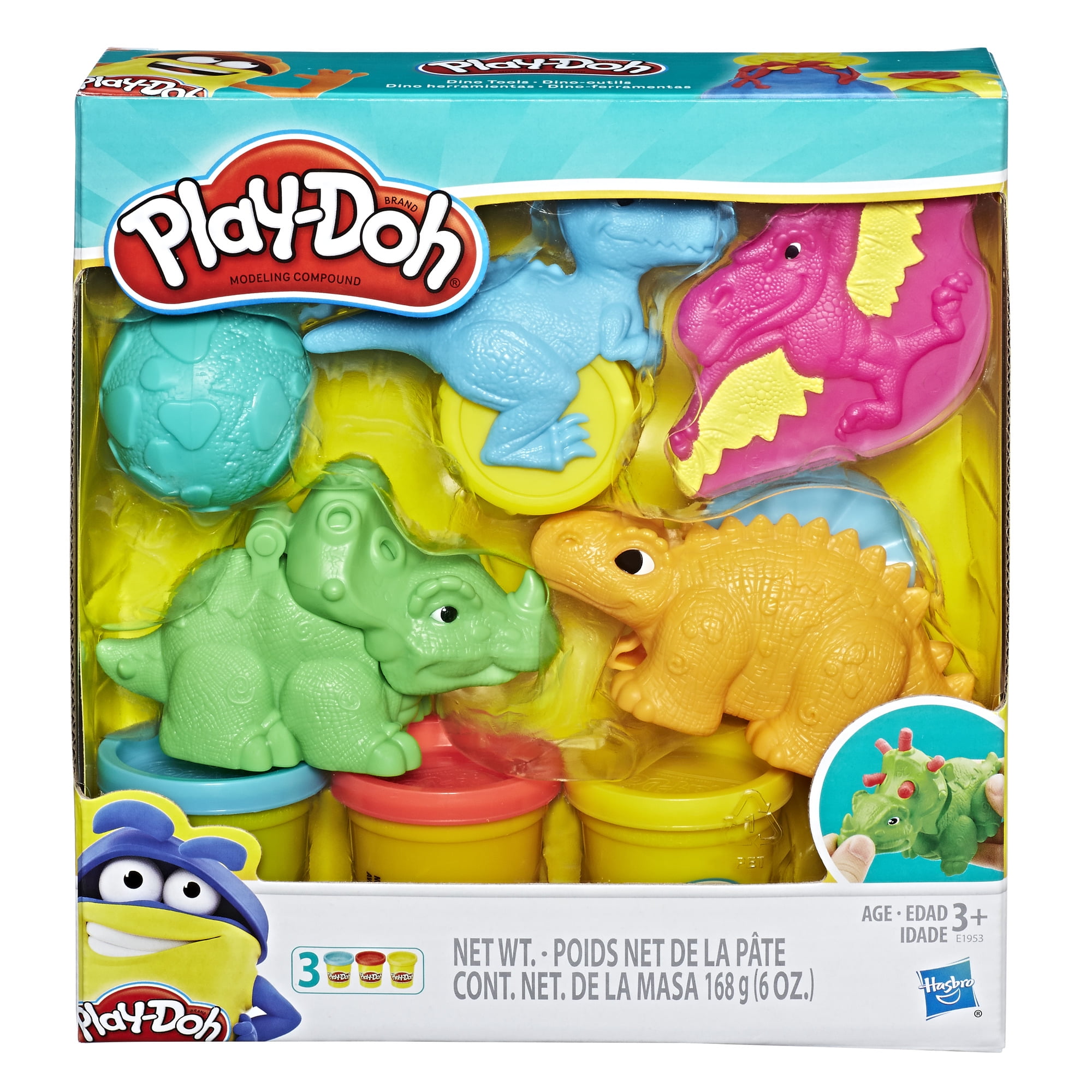 Dinosaur Play Dough Sets for Kids Boys Childrens Junior Activity Birthday Gifts 