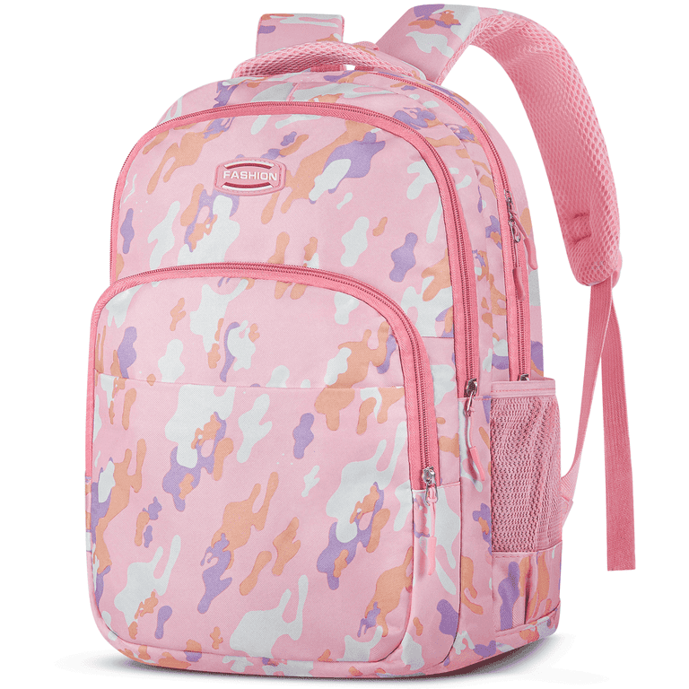 Cshidworld 17" Waterproof College Backpack, Pink photo 1