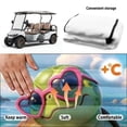 thumbnail image 6 of Yuyamidu Summer Turtle Golf Cart Seat Covers with Storage Pockets Soft Polyester Fabric, Universal Fit for 2-Seat Golf Carts, Easy to Install and Remove, Outdoor Golfing, 6 of 8