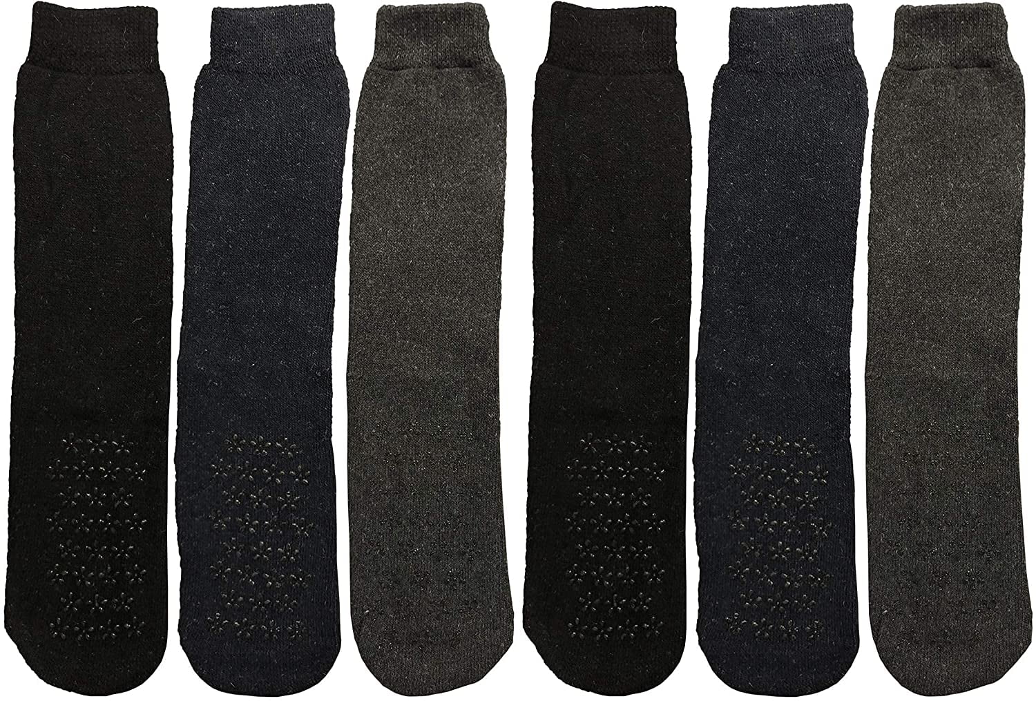 SOCKS'NBULK Men's Diabetic Neuropathy Edema Socks, Cotton Crew, Ankle