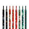 thumbnail image 2 of Nuevos cordones creativos con estampado navideño de invierno para regalo para hombres y mujeres, tendencia, personalidad, deporte, zapatos de baloncesto casuales, cordones Dropsh, 2 of 5