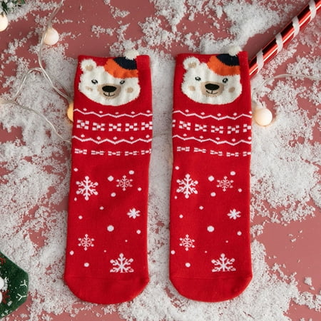 

Qazqa Womens Christmas Socks Socks Cute Medium Tube Socks