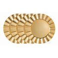 thumbnail image 2 of Assiette de présentation 33cm Holiday time de couleur Or - Pack de 4, 2 of 2