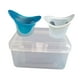 thumbnail image 2 of 2 vasos lavaojos reutilizables para mantener tus ojos limpios. Vasos de limpieza ocular. Vaso para enjuague ocular. Azul y blanco, 2 of 9