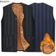 thumbnail image 4 of Chaleco de algodón para hombre, abrigo ultraligero sin mangas, chaleco acolchado, chaqueta ligera y cálida ultrafina, novedad de invierno de 2024, 4 of 5