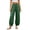 AB40 Green, variant on Linen-Cotton Pants For Women High Waisted Straight Leg Trousers Causal Lightweight Ladies Work Street Loose Pants Khaki Size M