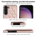 thumbnail image 5 of Allytech Flip Wallet Case for Samsung Galaxy S24 with Card Slots, Premium PU Leather [RFID Blocking] [Double Magnetic Button] Kickstand Shell, Shockproof Anti-Fall Protective Case - Rosegold, 5 of 7