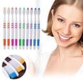 thumbnail image 3 of Paquete de 10 cepillos de dientes Hugtrwg suaves profesionales Para adultos, 3 of 5