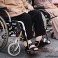 thumbnail image 4 of KAKOWELY Roues de Fauteuil Roulant Douces Roulements de Fauteuil Roulant Roues avant avec Supports Accessoires de Fauteuil Roulant 10.24"X5.91"X3.15 Pouces, 4 of 5