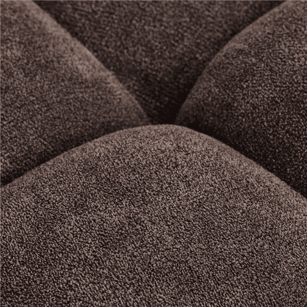 Alden Design Floor Sofa Chair with 14 Adjustable Positions, Brown