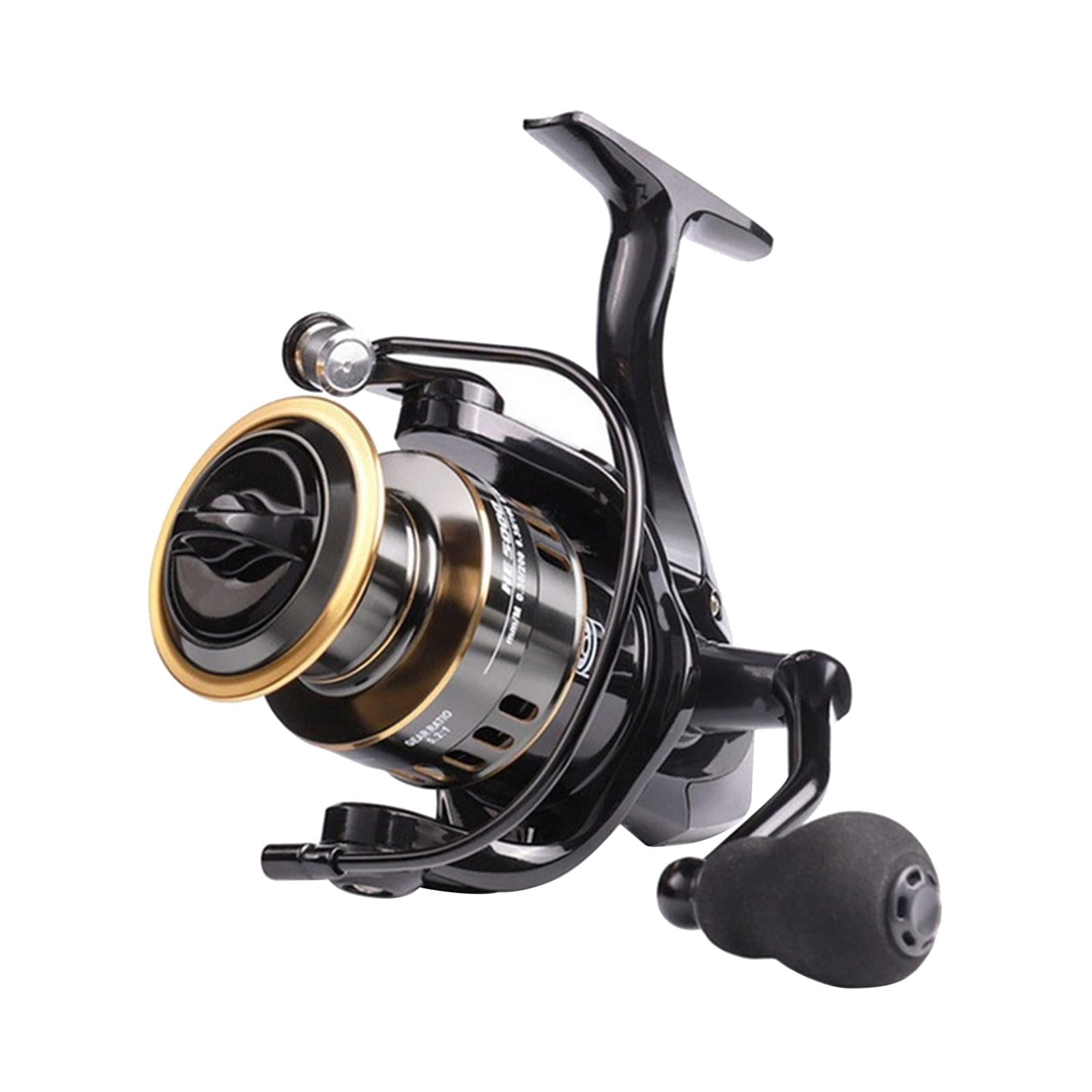  8 Bearing Fishing Spinning Reel Red Color 5.2:1 Gear