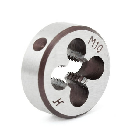 Thread Cutting Die - Unique Bargains M10 1.5mm Picth 30mm Outside Dia Coarse Thread Cutting Tool Round Die