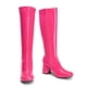 thumbnail image 5 of Botas DREAM PAIRS Gogo Altas hasta la Rodilla con Punta Cuadrada en Rosa Fucsia, 5 of 9