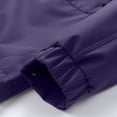 thumbnail image 7 of Mrmaere Hooded Multi Pocket Cargo Jacket Men Hooded Button Zip Up Casual Workwear Jacket Purple L, 7 of 7